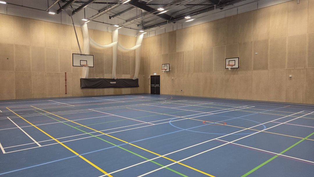 Sports Hall at King Edward VI School in Morpeth