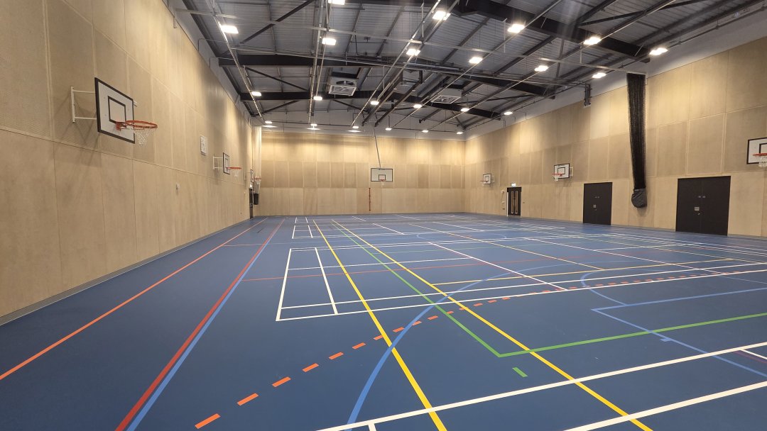 Sports Hall at King Edward VI School in Morpeth