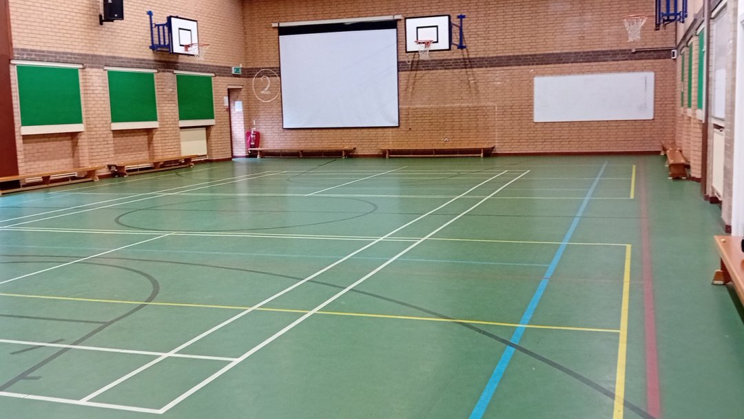 Gymnasium at Bellerive FCJ Catholic College in Liverpool