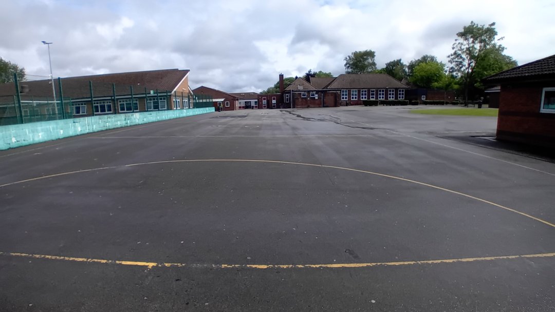 Netball Court at The Westleigh School in Leigh