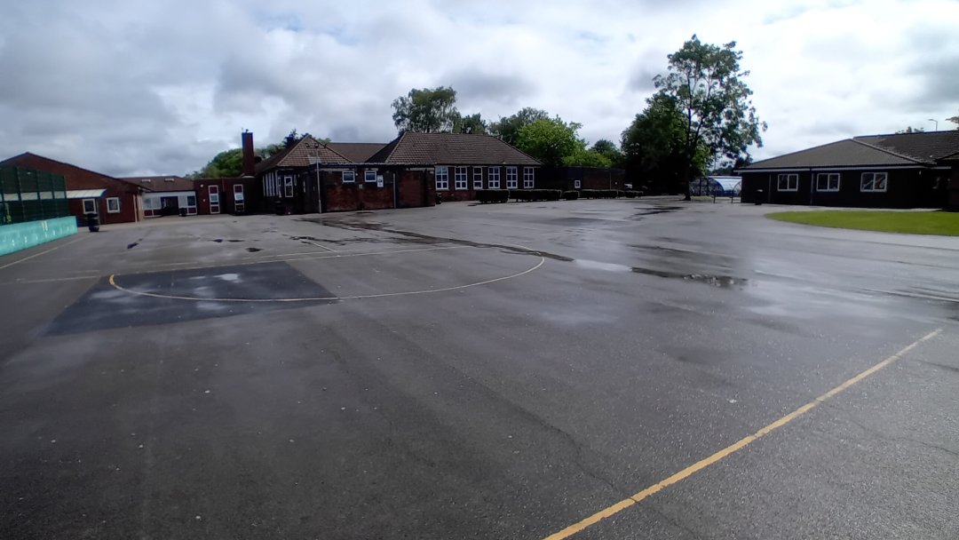 Netball Court at The Westleigh School in Leigh