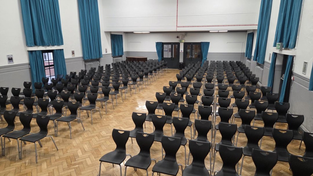 Main Hall at Helsby High School in Cheshire