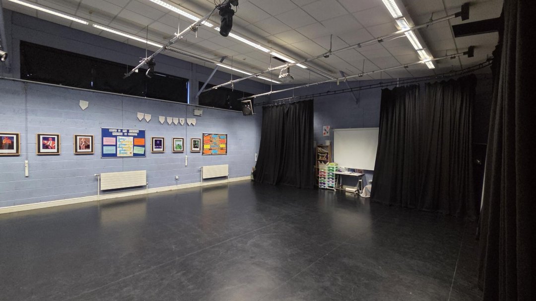 Drama Studio 2 at Helsby High School in Cheshire