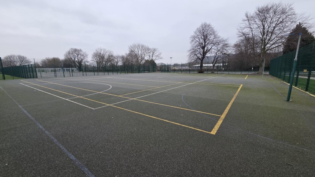 MUGA 1 at Helsby High School in Cheshire