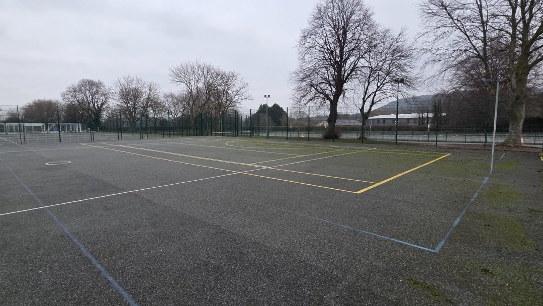 MUGA 1 at Helsby High School in Cheshire