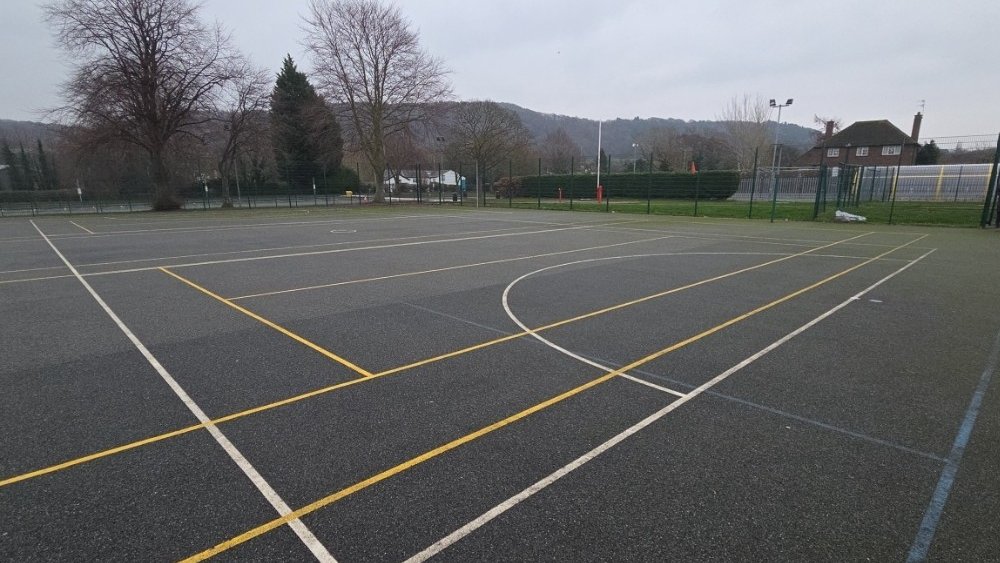 MUGA 1 at Helsby High School in Cheshire