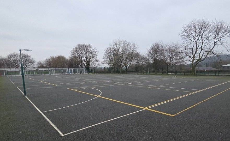 MUGA 2 at Helsby High School in Cheshire