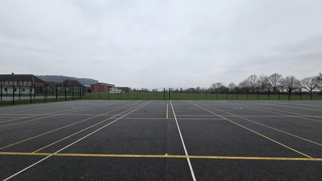 MUGA 2 at Helsby High School in Cheshire