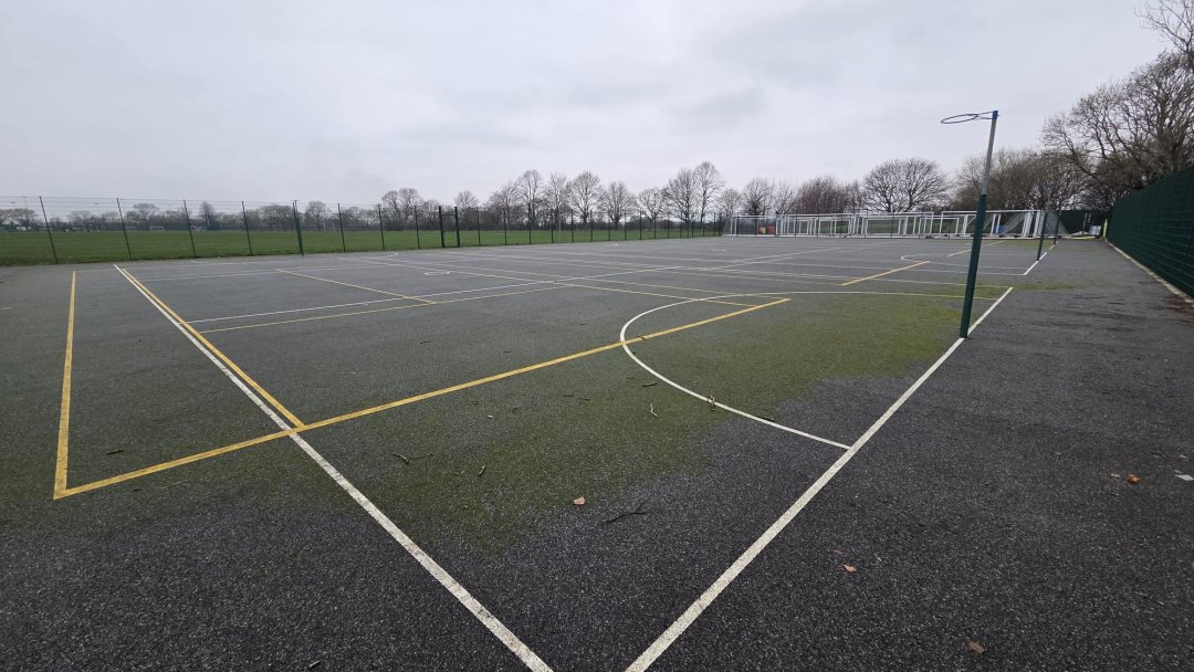MUGA 2 at Helsby High School in Cheshire