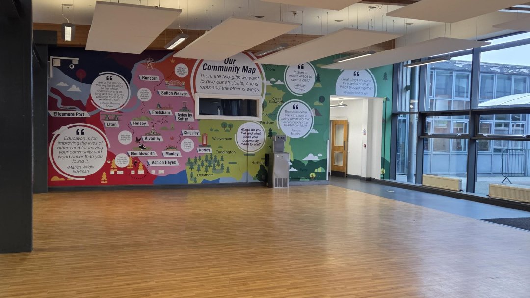 Conference Space at Helsby High School in Cheshire