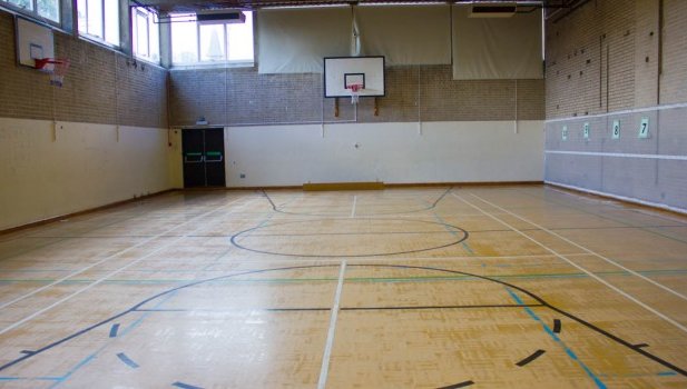 Gymnasium at Harris Academy Battersea in London