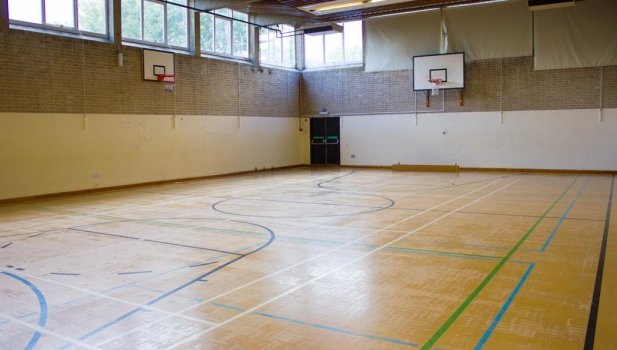Gymnasium at Harris Academy Battersea in London