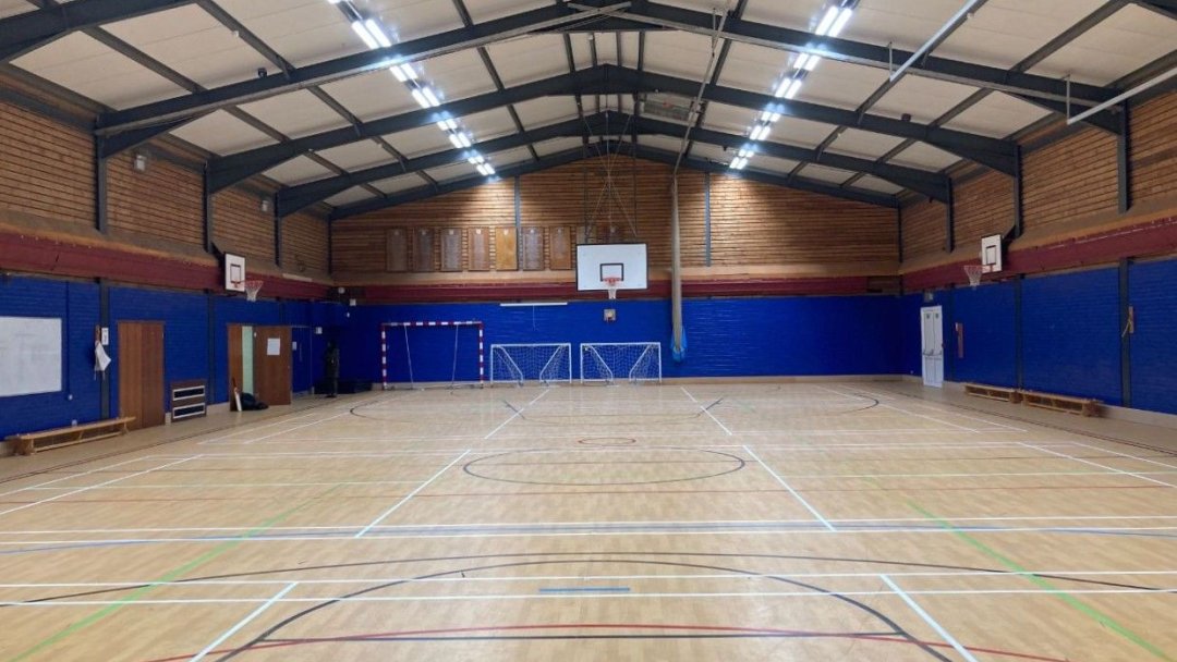 Sports Hall at Guilsborough Academy in Northampton