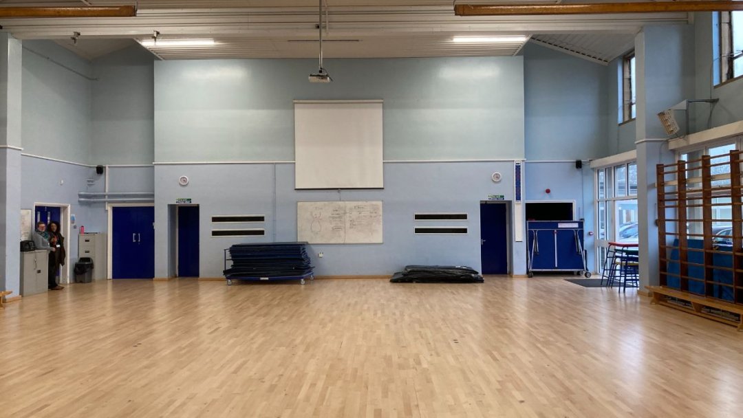 Gymnasium at Guilsborough Academy in Northampton