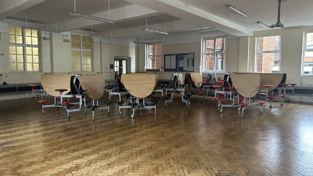 Multi-Purpose Hall at Raynes Park High School in London