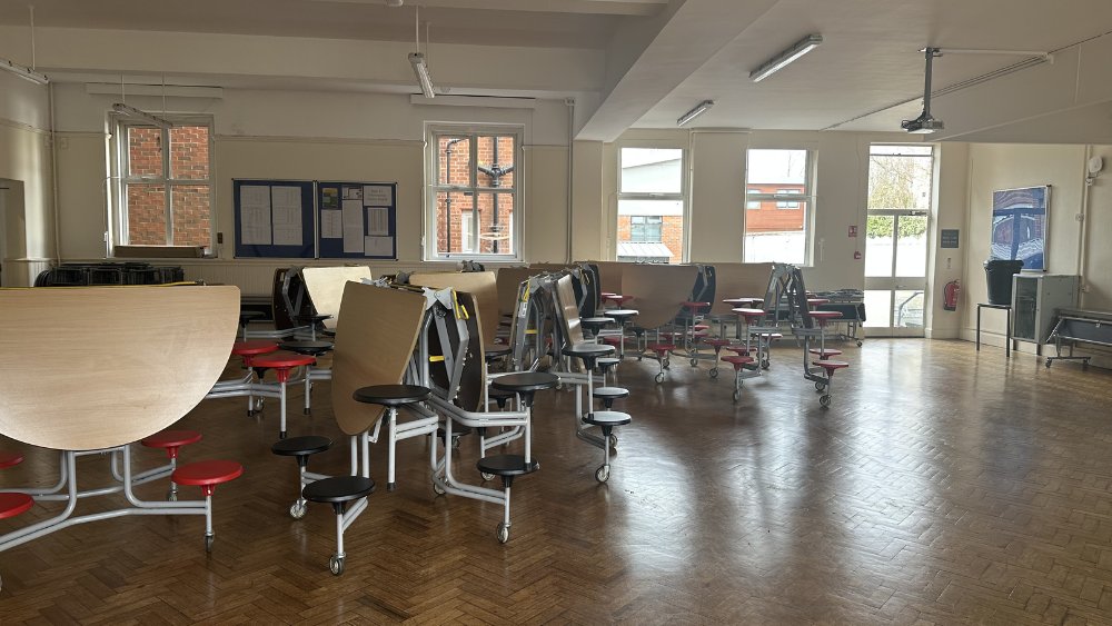 Multi-Purpose Hall at Raynes Park High School in London