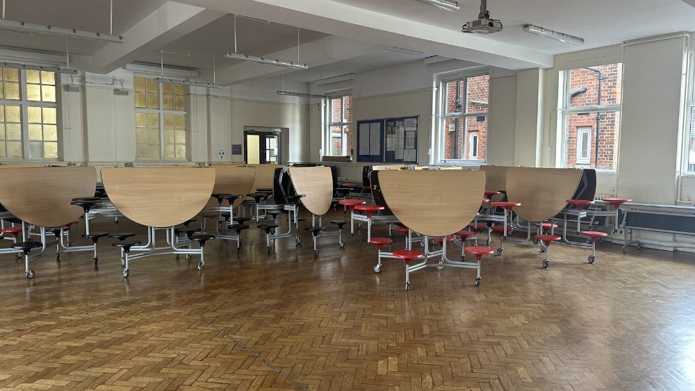Multi-Purpose Hall at Raynes Park High School in London