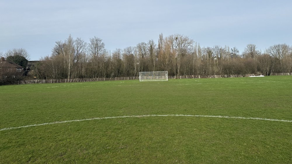 Grass Pitch 2 at Raynes Park High School in London