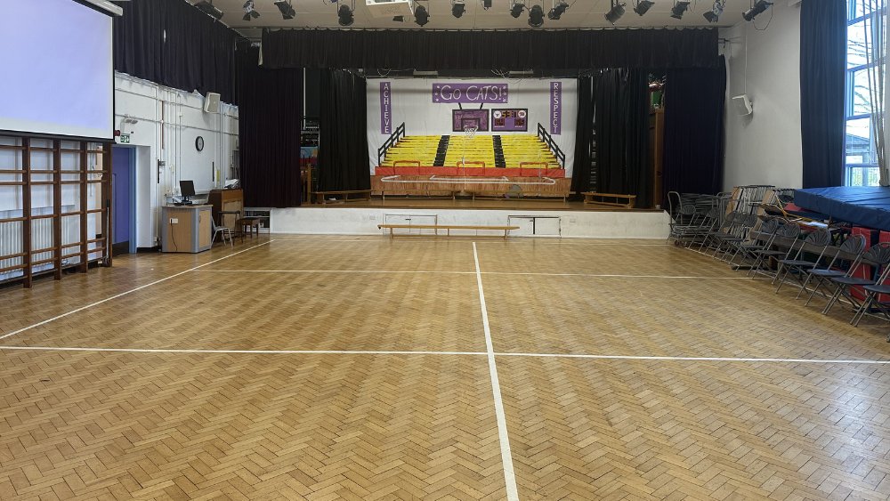 Main Hall at Heathfield Junior School in London