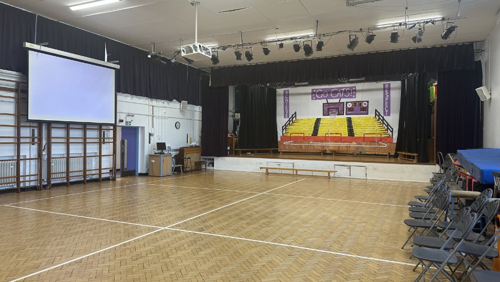 Main Hall at Heathfield Junior School in London
