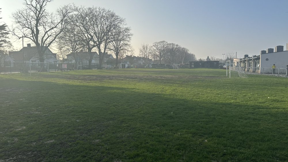 7-a-side football pitches at Heathfield Junior School in London