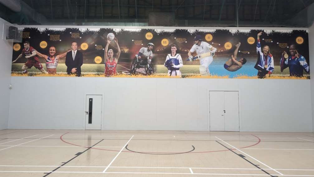 Sports Hall at Goole Academy in East Yorkshire