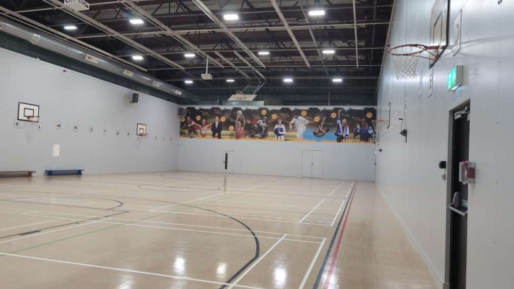 Sports Hall at Goole Academy in East Yorkshire