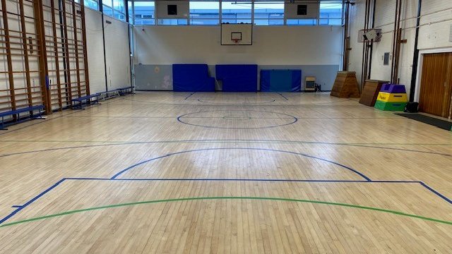 Gymnasium at Ousedale School (Newport Pagnell Campus) in Milton Keynes