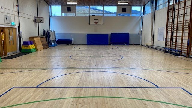 Gymnasium at Ousedale School (Newport Pagnell Campus) in Milton Keynes
