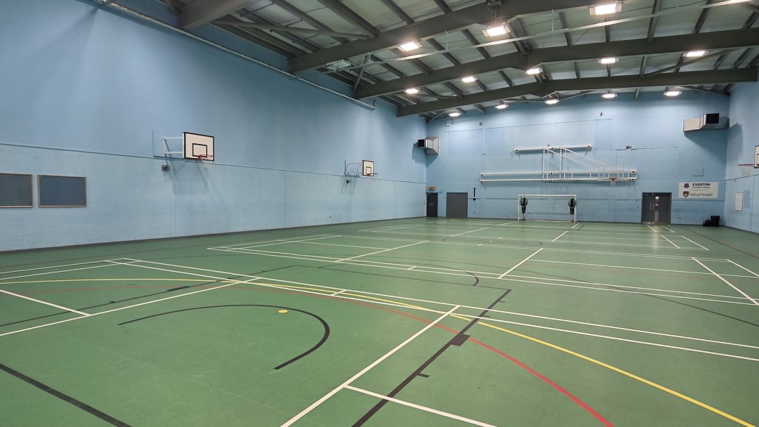 Sports Hall at Everton Free School in Liverpool