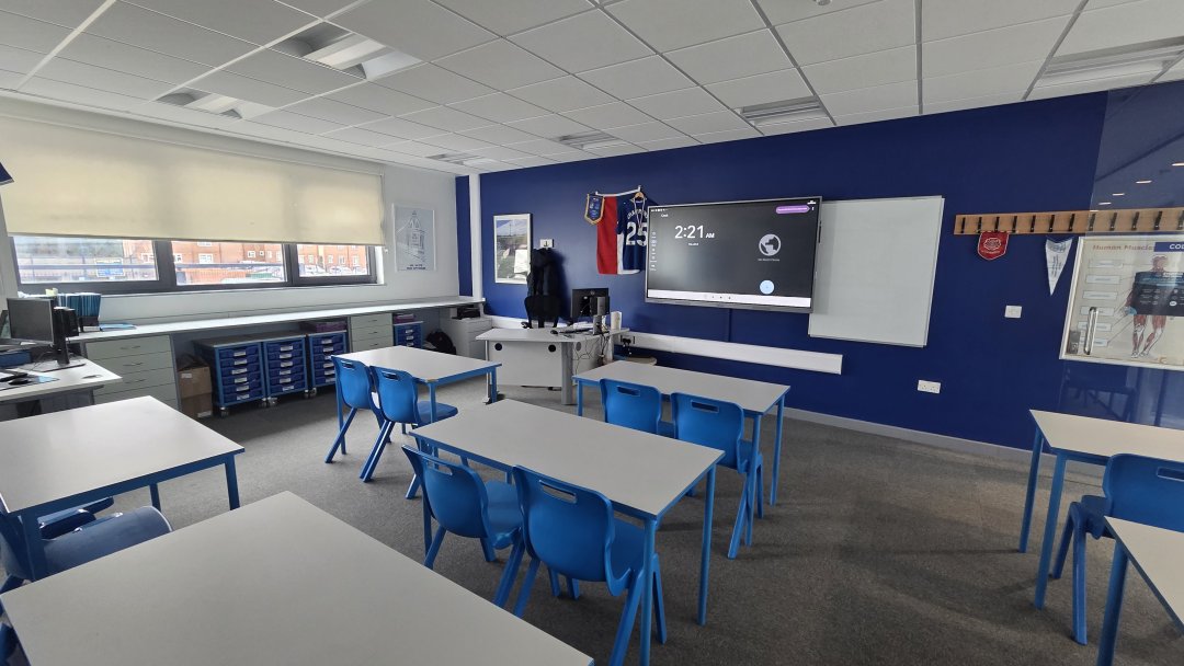 Classroom (College 1) at Everton Free School in Liverpool