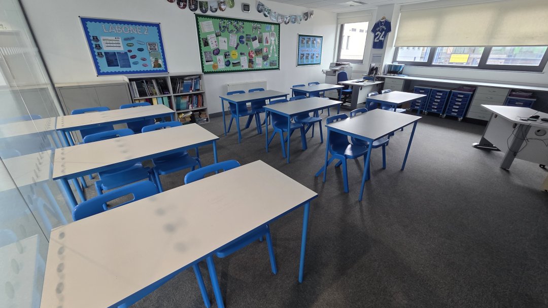 Classroom (College 1) at Everton Free School in Liverpool