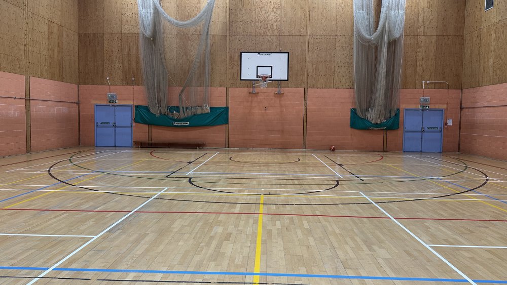 Sports Hall at The Woodroffe School in Dorset