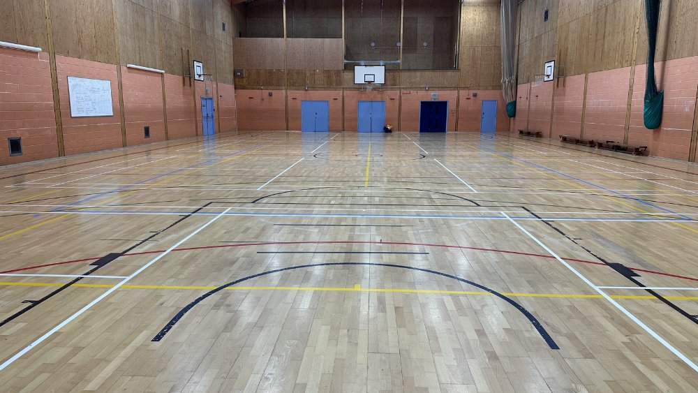 Sports Hall at The Woodroffe School in Dorset