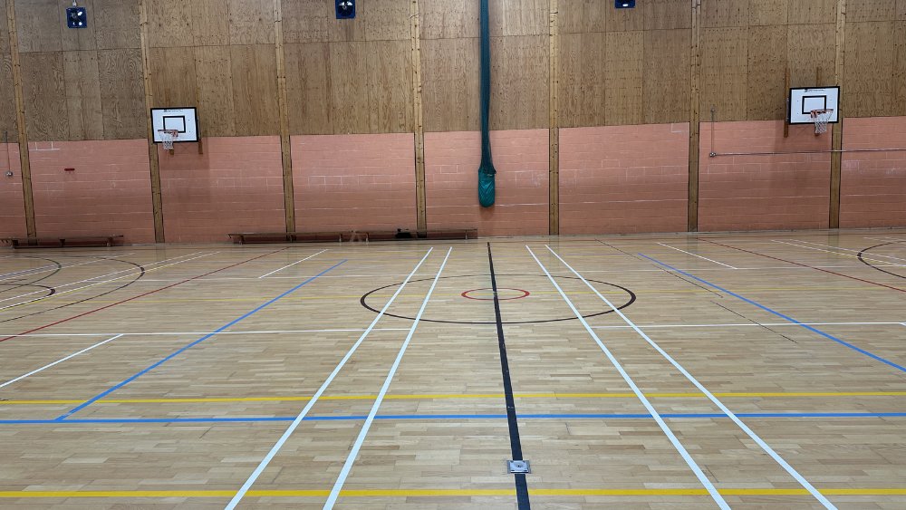 Sports Hall at The Woodroffe School in Dorset