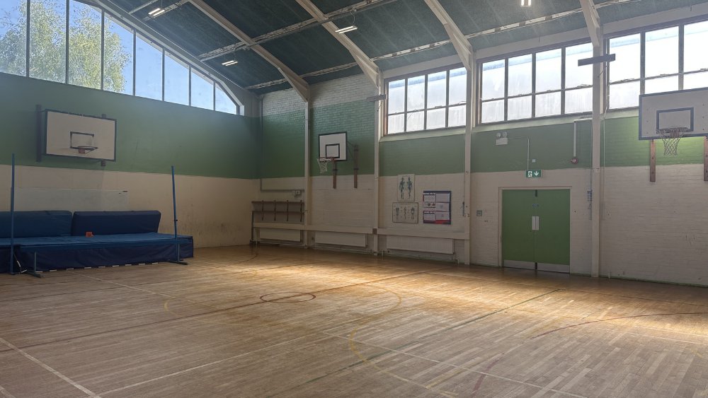 Gym at The Woodroffe School in Dorset