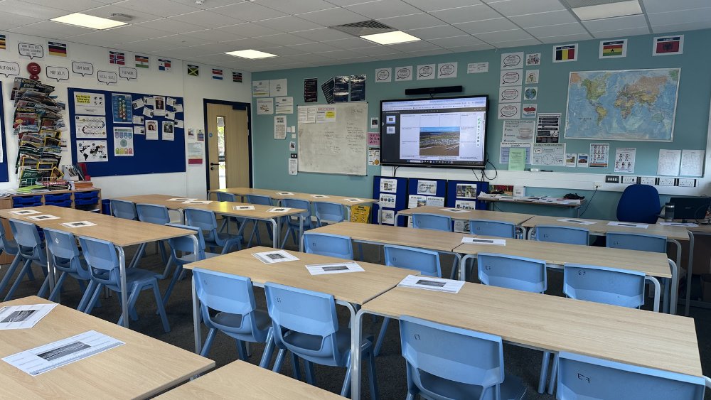Classrooms at The Woodroffe School in Dorset
