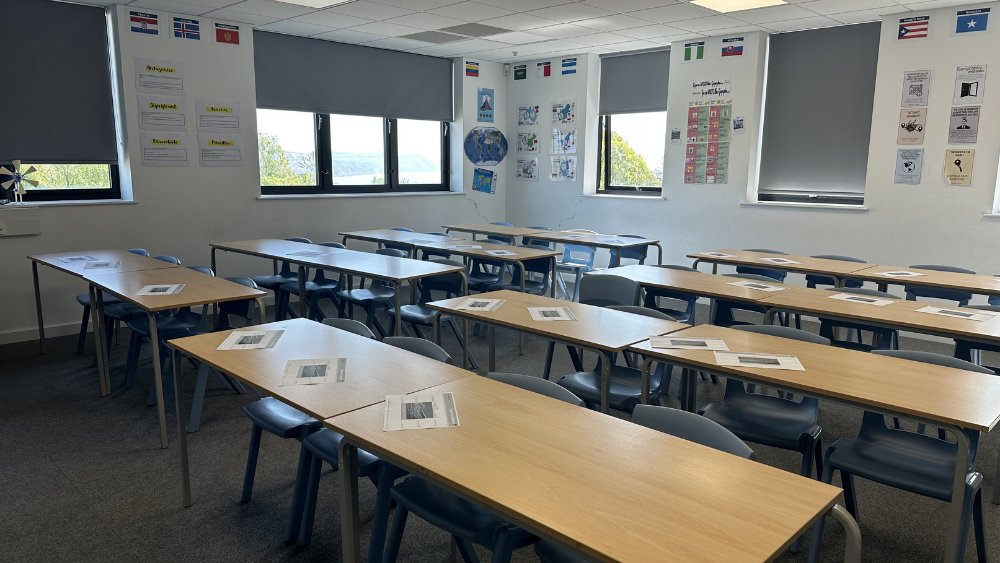 Classrooms at The Woodroffe School in Dorset