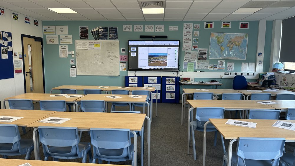 Classrooms at The Woodroffe School in Dorset