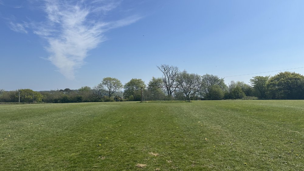11-a-side Football Pitch at The Woodroffe School in Dorset