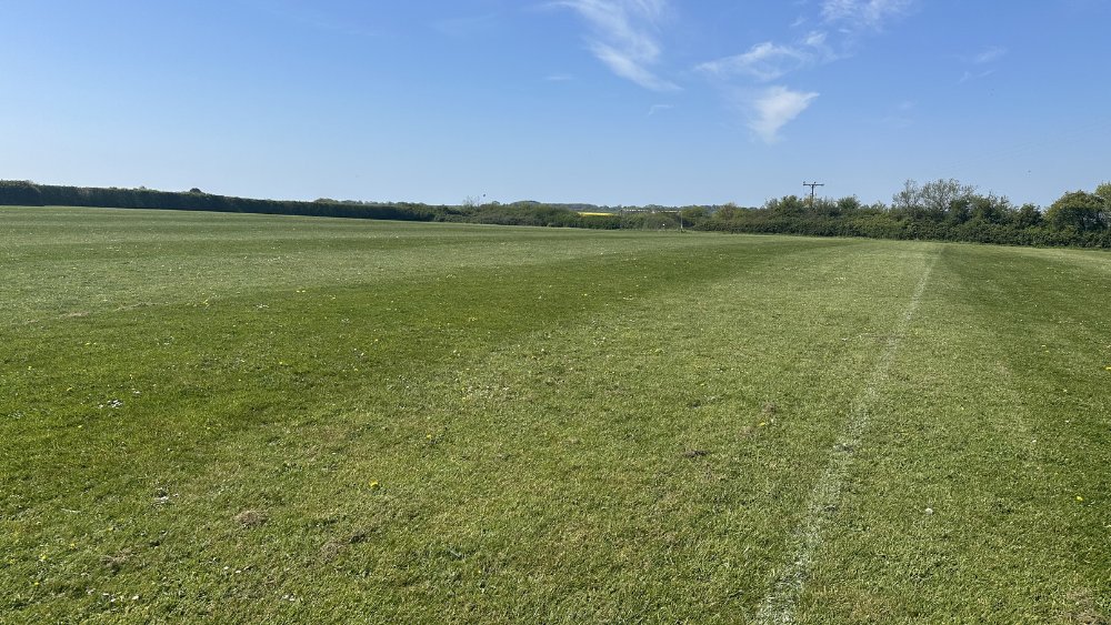 11-a-side Football Pitch at The Woodroffe School in Dorset