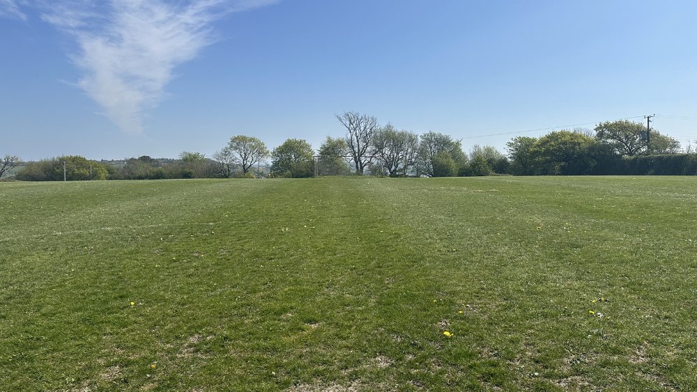 11-a-side Football Pitch at The Woodroffe School in Dorset