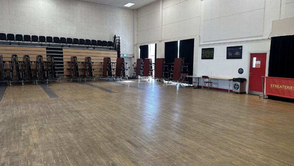 Main Hall at The Woodroffe School in Dorset