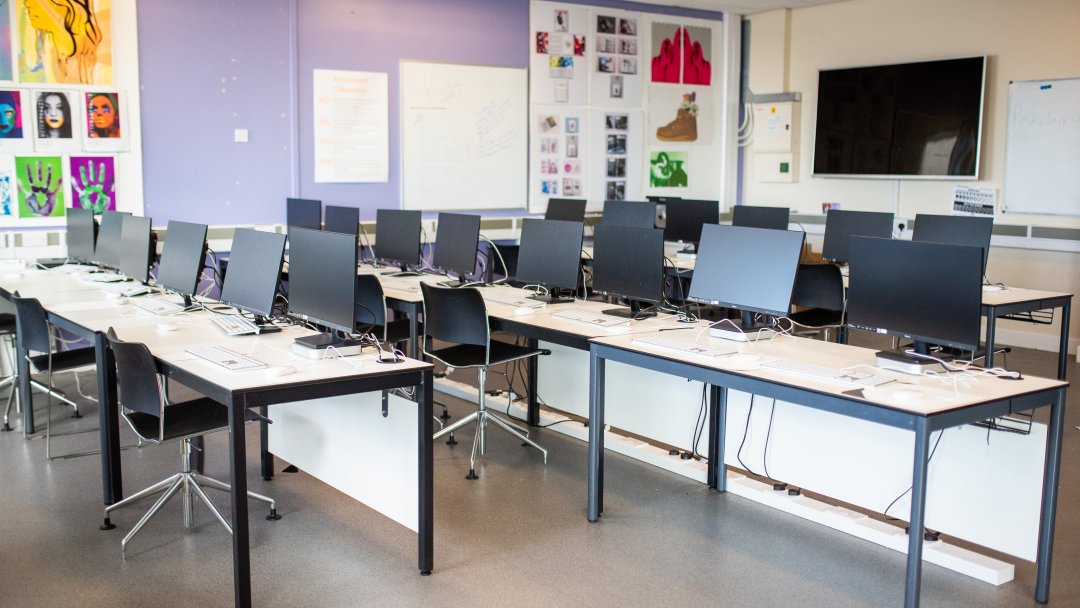 Classrooms at One Sixth Form in Ipswich