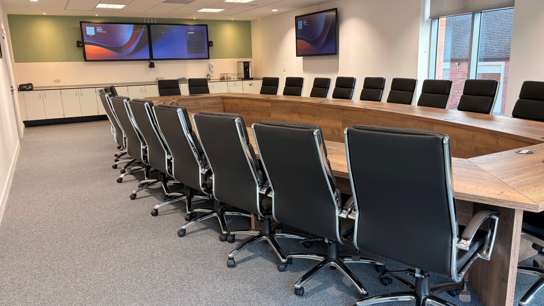 The Ged Mason Building - Boardroom at Seashell in Stockport