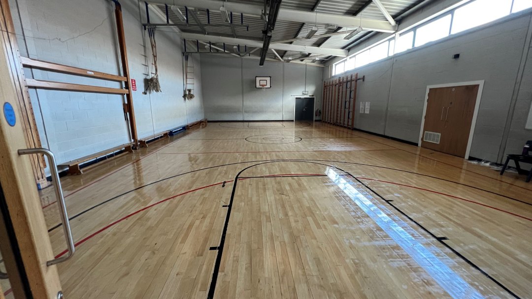 Gymnasium at Goole Academy in East Yorkshire