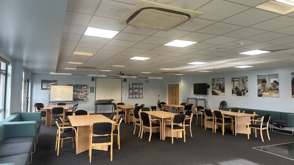 Common Room at Raynes Park High School in London