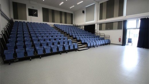 Main Hall at Kings Langley Secondary School in Hertfordshire