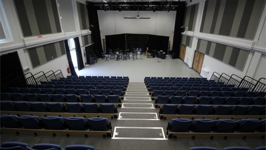 Main Hall at Kings Langley Secondary School in Hertfordshire
