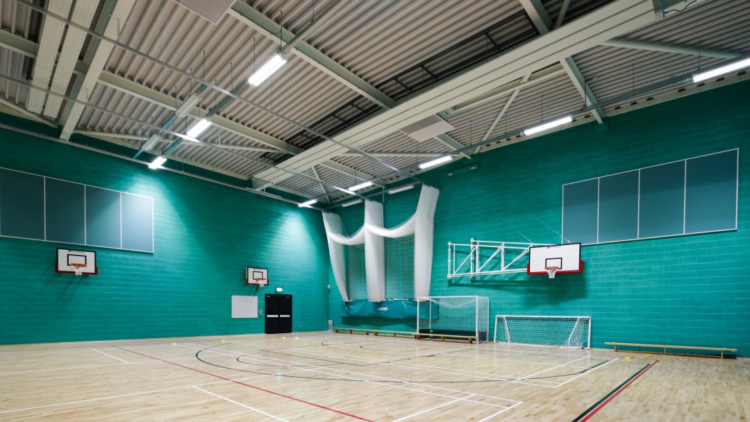 Sports Hall at CHS South in Manchester